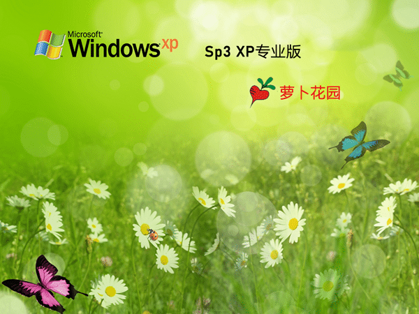 萝卜家园Windows XP SP3 装机版